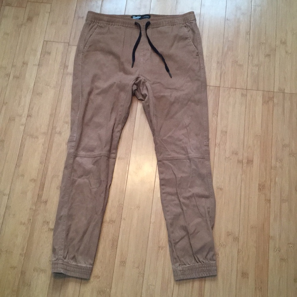 Brooklyn Cloth brown jogger pants
